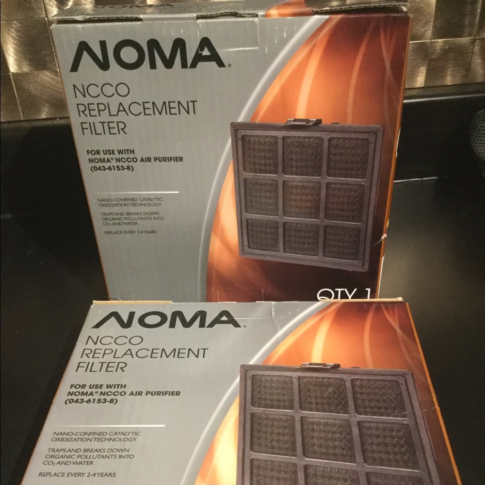 NOMA Air Filter Replacements- lot of TWO !
